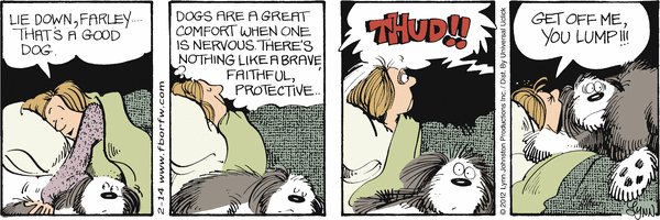 A Farley comic strip.