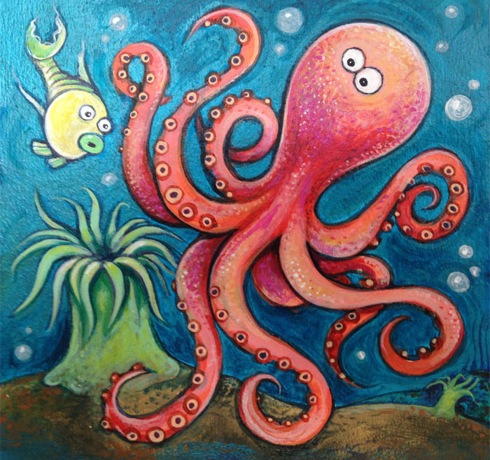 Octopus and Fish